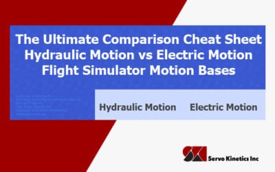 The Ultimate Comparison Cheat Sheet – Flight Simulator Motion Bases – Hydraulic Motion vs Electric Motion
